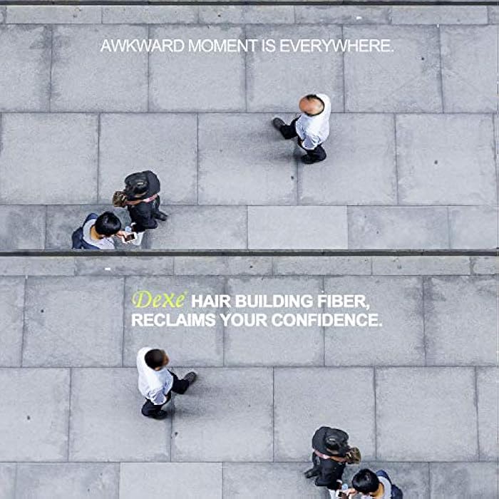 Dexe Hair Building Fibers Color Powder Instantly Thicken Thinning Hair for Men and Women (Black) - Image 3